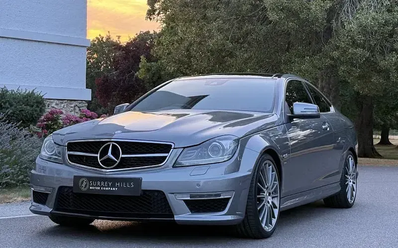 Used Mercedes C63 AMG AMG 457 HP (336 kW) 2014 Silver Coupe