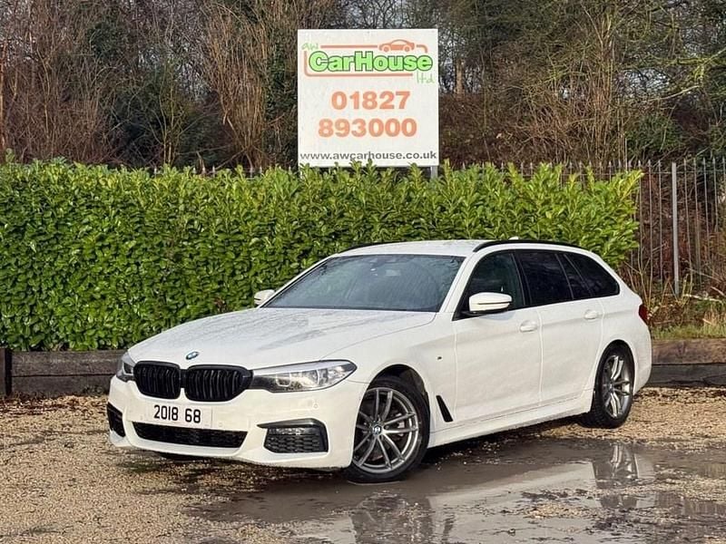 Used BMW 520 M Sport 190 HP (139 kW) 2018 White Estate