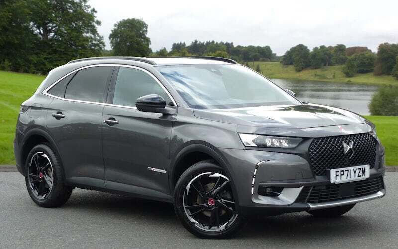 Grey Used 2021 DS Automobiles DS7 Crossback Performance Line Plus SUV | £17,499 (Fair price) - Image 1/4