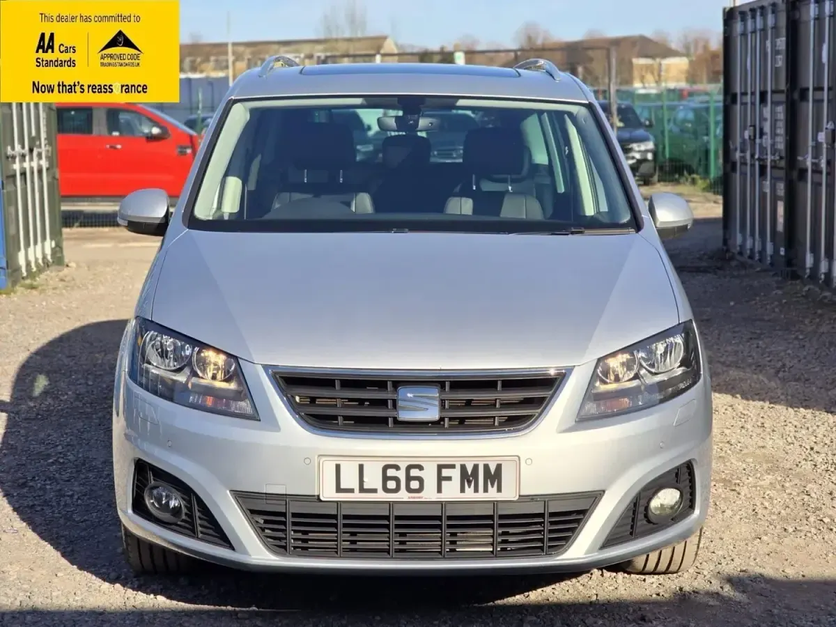 Begagnad Seat Alhambra SE 184 HK (135 kW) 2016 Silver Minibuss