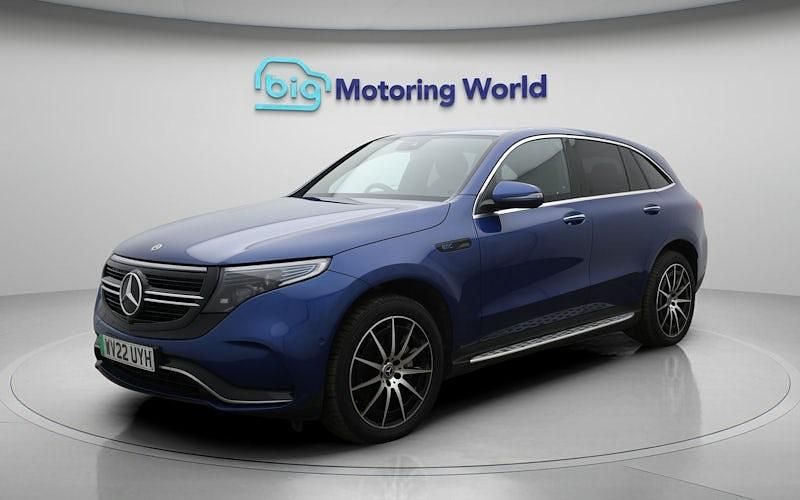 Used Mercedes EQC400 AMG line 300 kW (408 HP) 2022 Blue SUV