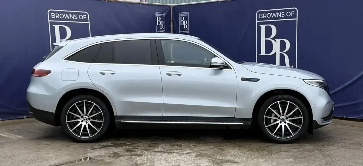 Used Mercedes EQC400 AMG line 300 kW (408 HP) 2023 Silver SUV