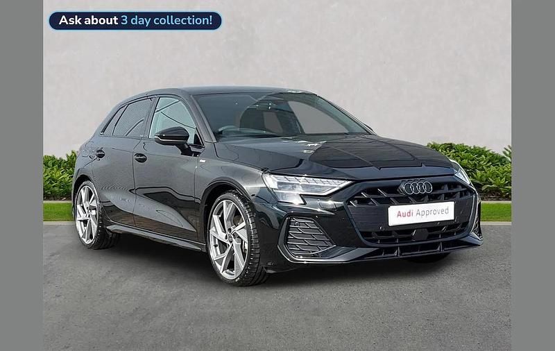 Used Audi A3 Black Edition 150 HP (110 kW) 2025 Black Hatchback