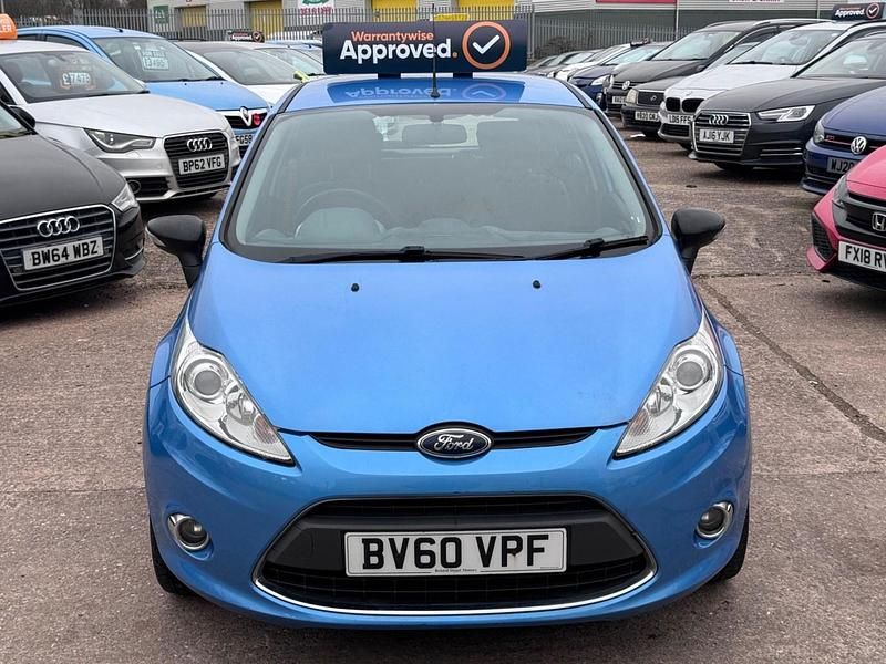 Used Ford Fiesta Zetec 82 HP (60 kW) 2010 Blue Hatchback