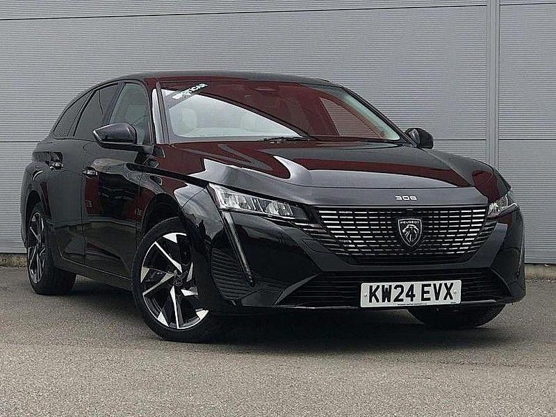 Black Used 2024 Peugeot 308 Allure Estate | £17,995 (Good price) - Image 1/3