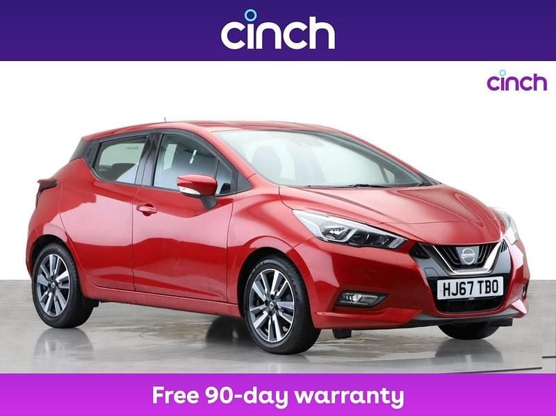 Red Used 2017 Nissan Micra Acenta Hatchback | £7,349 (A bit pricey) - Image 1/3