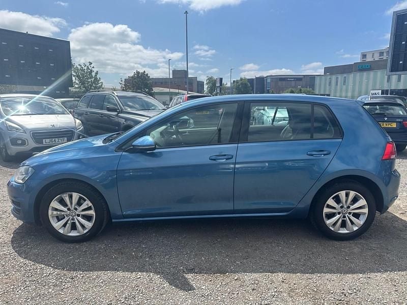 Begagnad VW Golf VII SE 2013 Blå Halvkombi