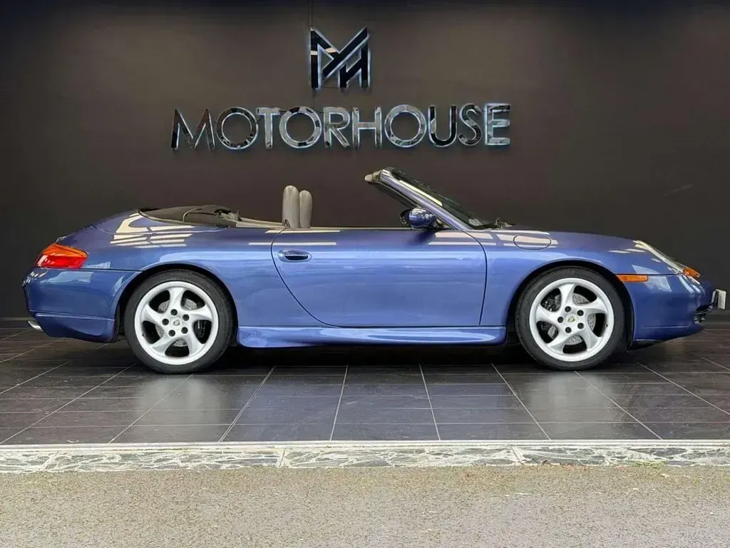 Used Porsche 996 300 HP (220 kW) 1999 Blue Cabriolet