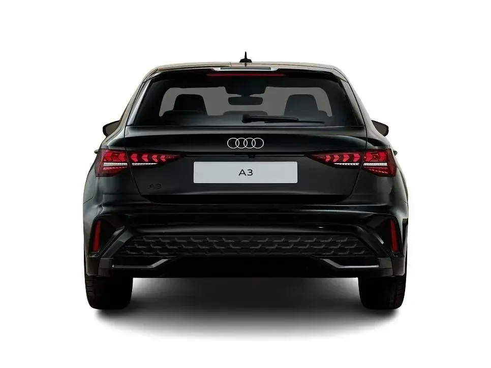 New Audi A3 Sportback S-Line 2026 Black Hatchback