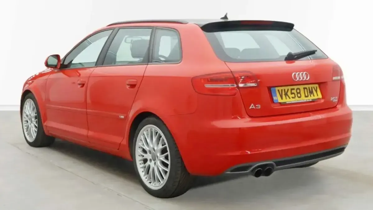 Used Audi A3 Sportback S-Line 200 HP (147 kW) 2008 Red Hatchback