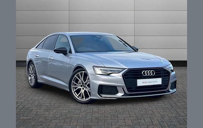 Used Audi A6 Black Edition 200 HP (147 kW) 2020 Silver Sedan