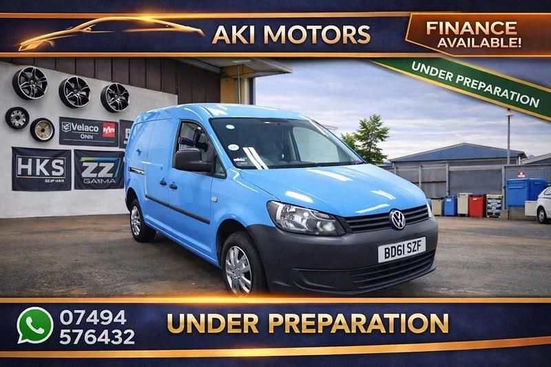 Begagnad VW Caddy Maxi 2011 Blå Minibuss