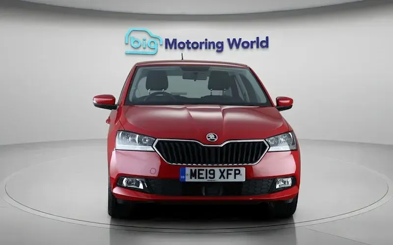 Used Skoda Fabia SE 75 HP (55 kW) 2019 Red Hatchback