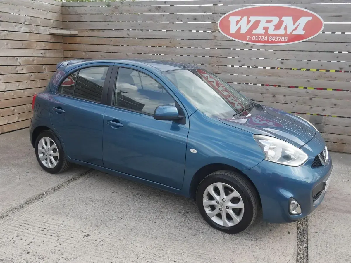 Used Nissan Micra Acenta 80 HP (58 kW) 2015 Blue Hatchback