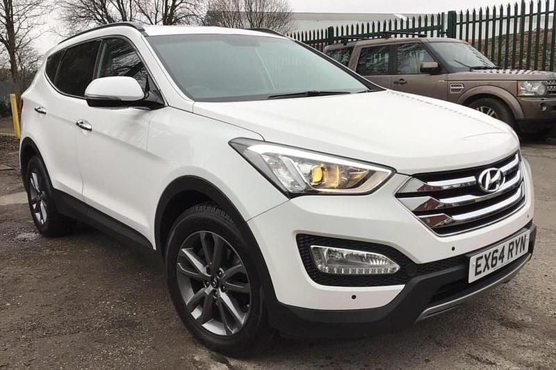 Used Hyundai Santa Fe Premium 2014 White SUV