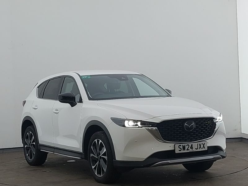 White Used 2024 Mazda CX-5 Newground SUV | £22,998 (Fair price) - Image 1/4
