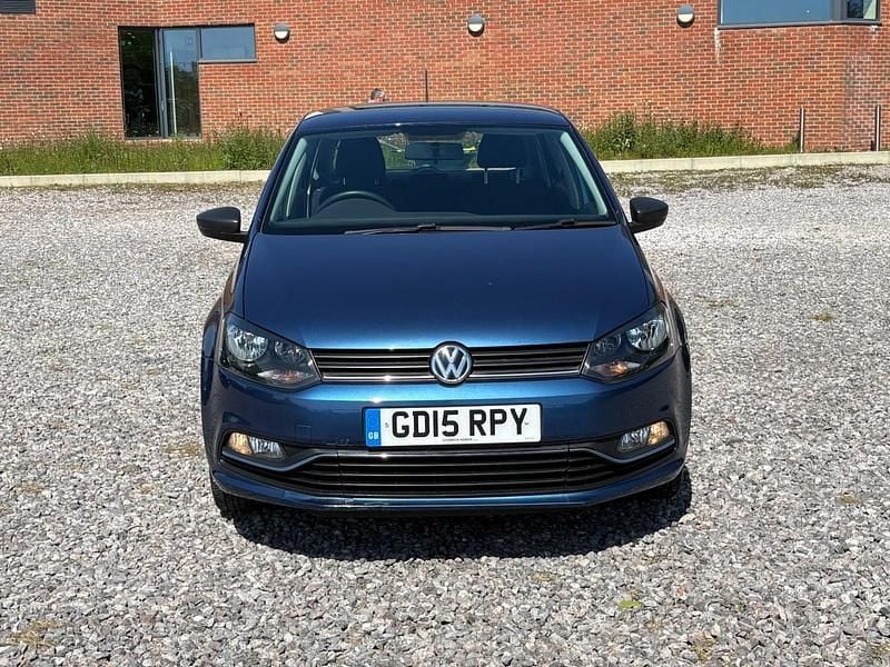 Used VW Polo S 60 HP (44 kW) 2015 Blue Hatchback