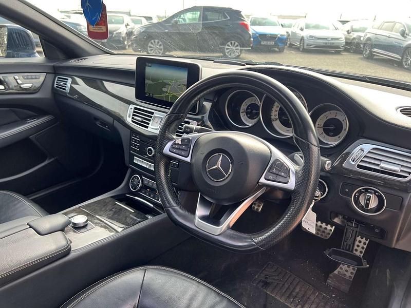 Used Mercedes CLS350 AMG Line Premium 2014 Blue Coupe