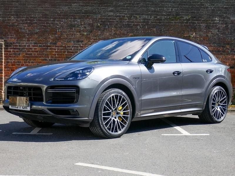 Grey Used 2020 Porsche Cayenne Coupe Turbo S E-Hybrid Coupe | £69,995 - Image 1/3