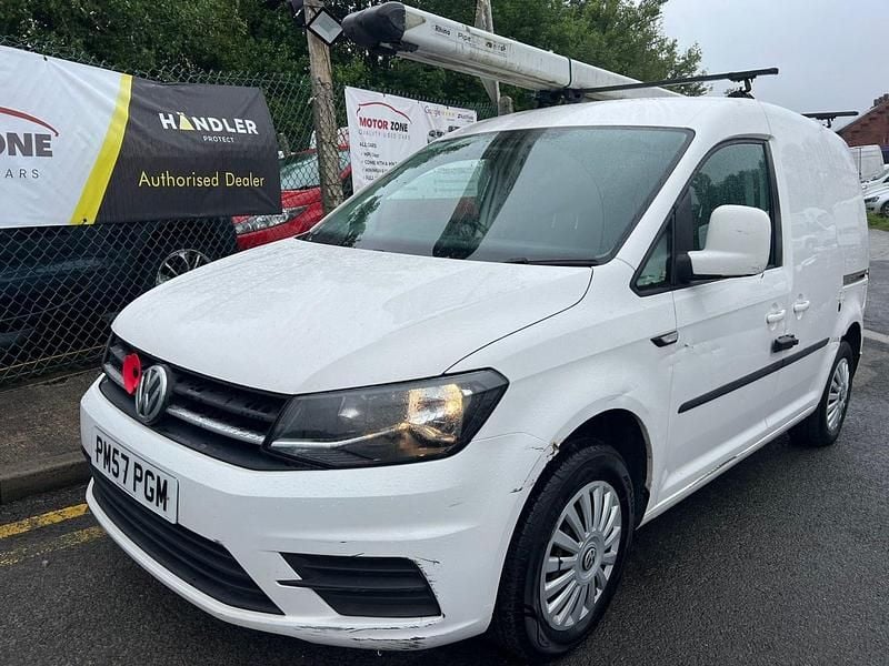 Used VW Caddy Trendline 102 HP (75 kW) 2016 White MPV