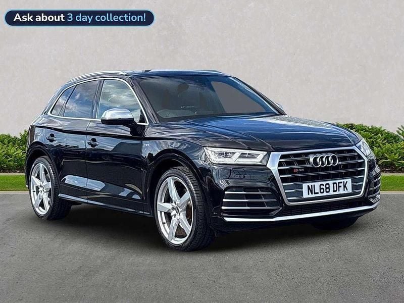 Black Used 2018 Audi SQ5 S-Line SUV | £26,387 (Fair price) - Image 1/4