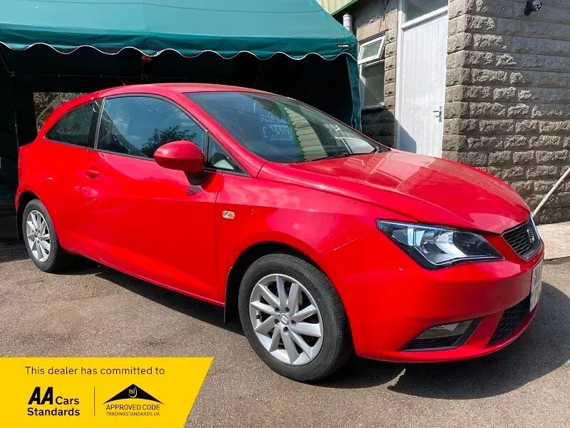 Used Seat Ibiza SE 85 HP (62 kW) 2013 Red Hatchback