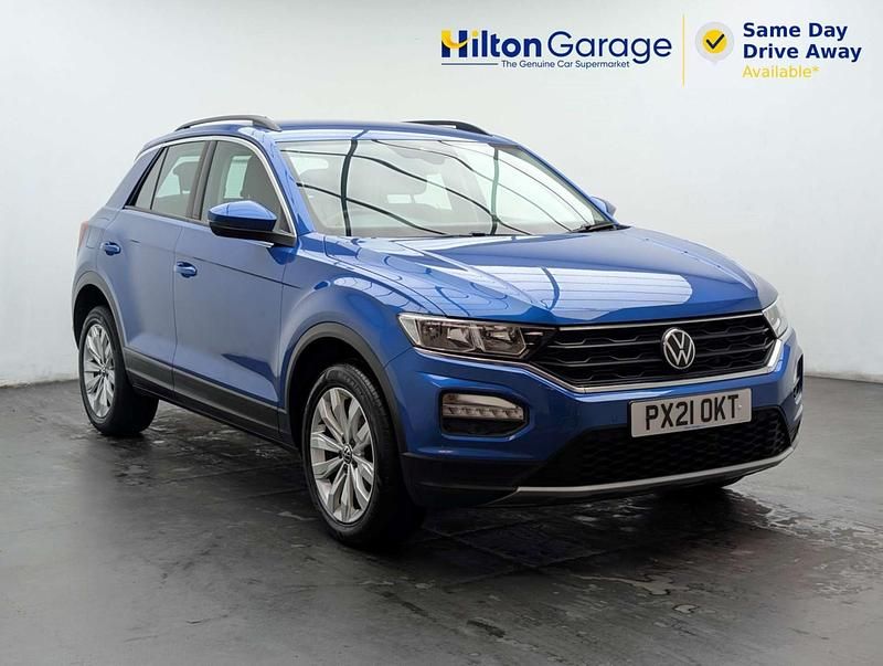 Used VW T-Roc SE 110 HP (80 kW) 2021 Blue SUV