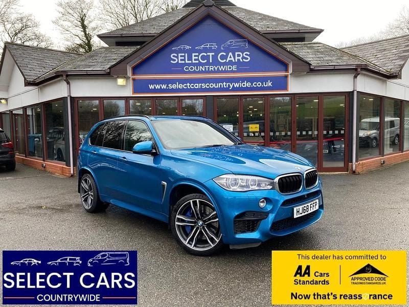 Used BMW X5 M Shadowline 575 HP (422 kW) 2018 Blue SUV