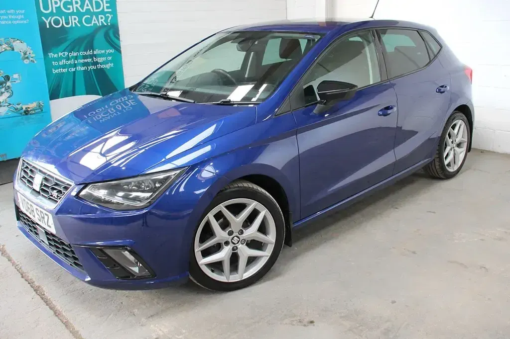 Używany Seat Ibiza FR 95 KM (69 kW) 2018 Niebieski Hatchback