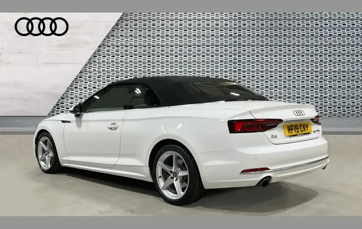 Second-hand Audi A5 Cabriolet Sport 190 CP (139 kW) 2019 Alb Cabrio