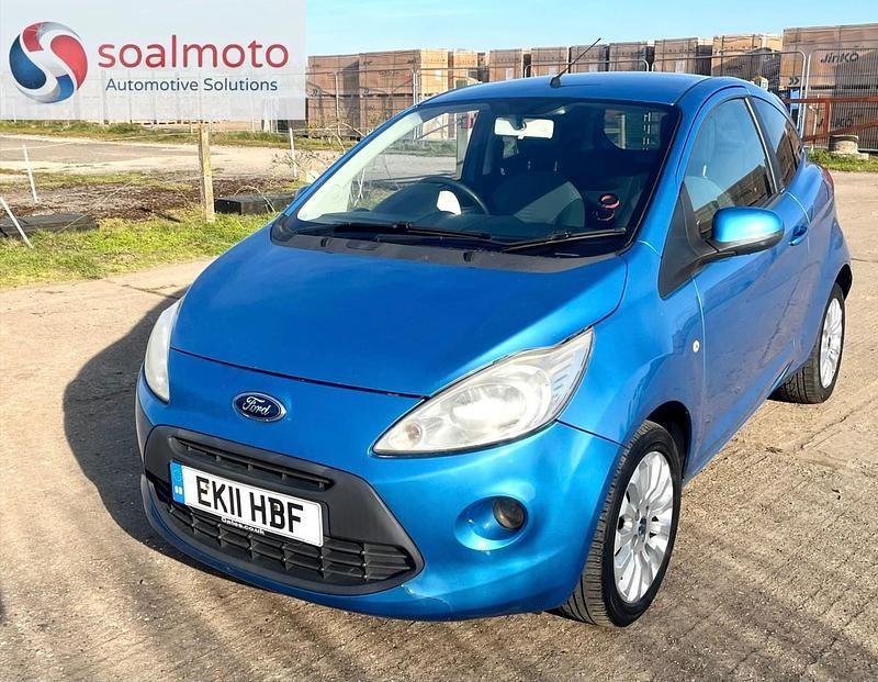 Used Ford Ka Zetec 69 HP (50 kW) 2011 Blue Hatchback