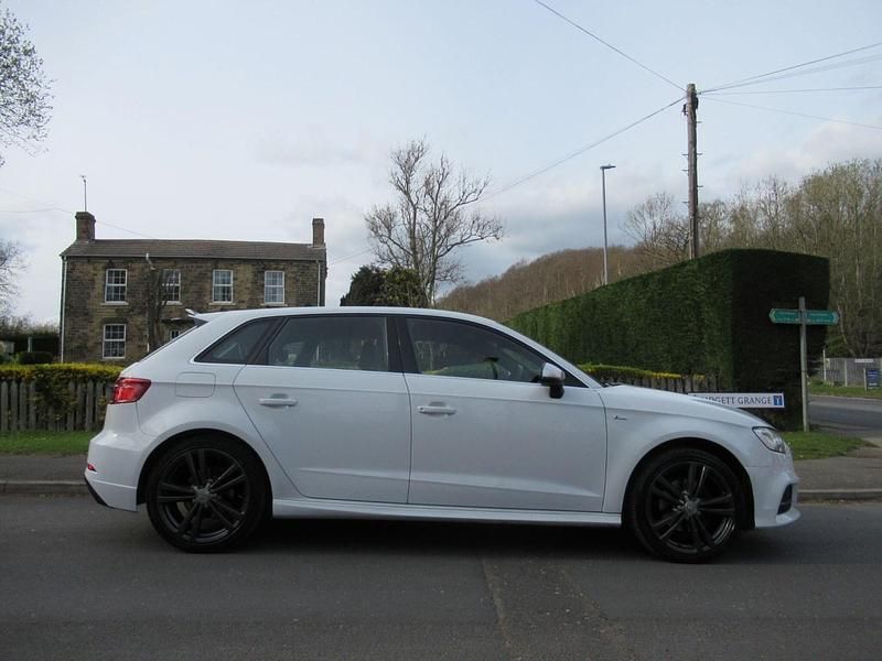 Used Audi A3 Sportback S-Line 2018 White Hatchback