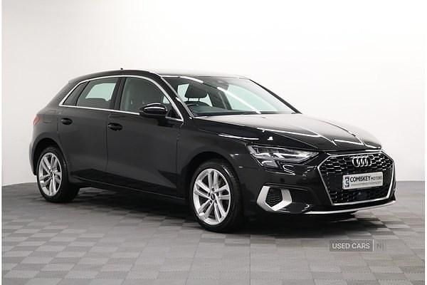 Used Audi A3 Sport 150 HP (110 kW) 2022 Black Hatchback