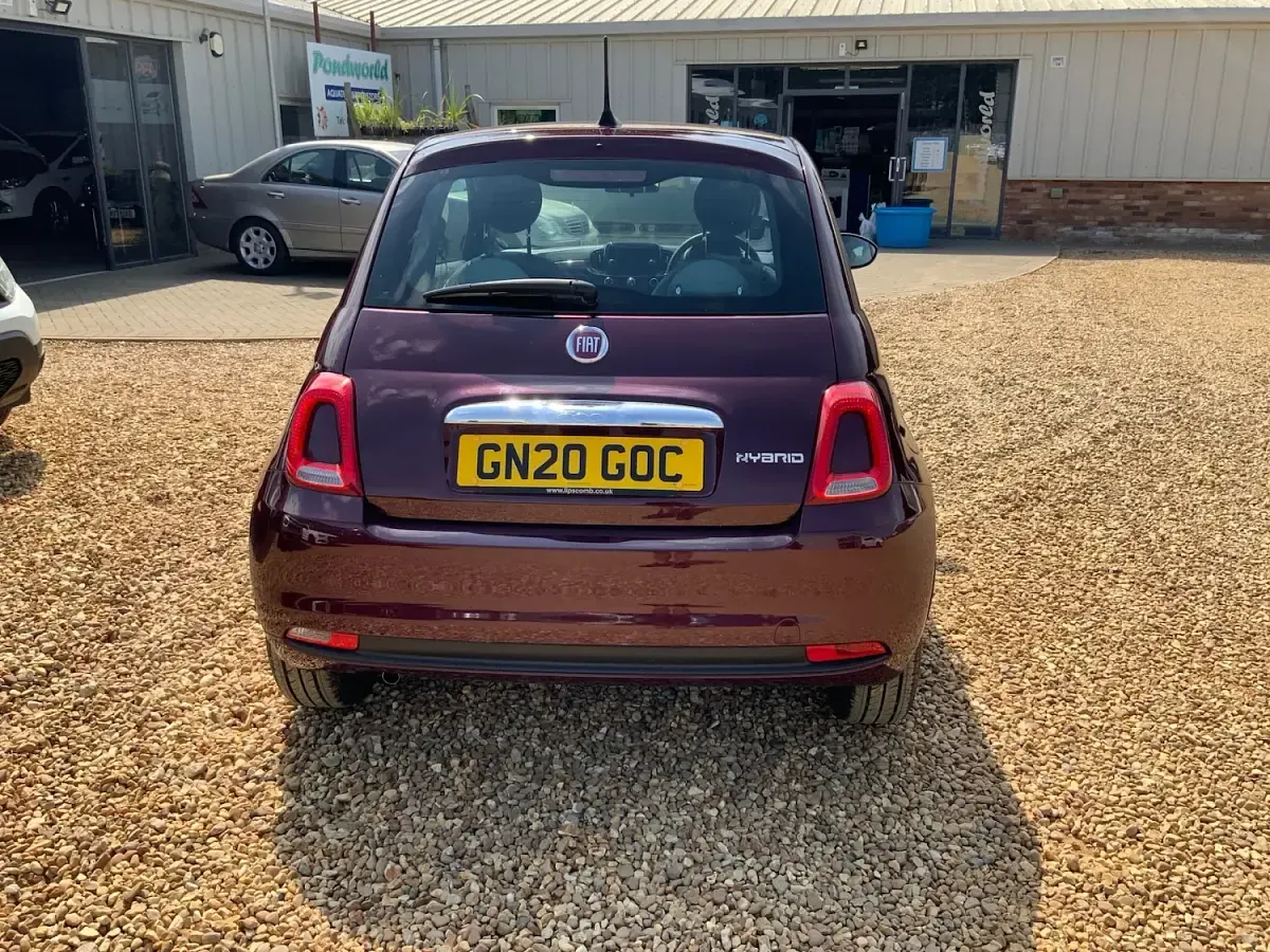 Used Fiat 500 Pop 70 HP (51 kW) 2020 Red Hatchback