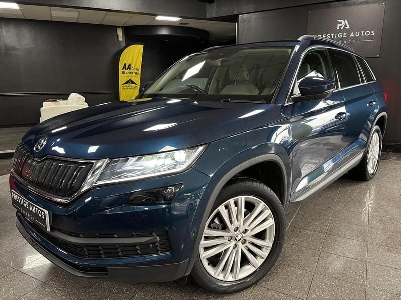 Used Skoda Kodiaq SE L 190 HP (139 kW) 2019 Blue SUV