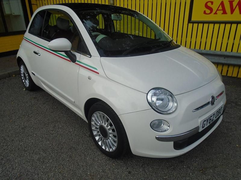 White Used 2012 Fiat 500C Lounge Cabriolet | £5,495 (Fair price) - Image 1/4