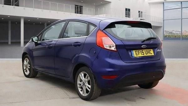 Used Ford Fiesta Zetec 2015 Blue Hatchback