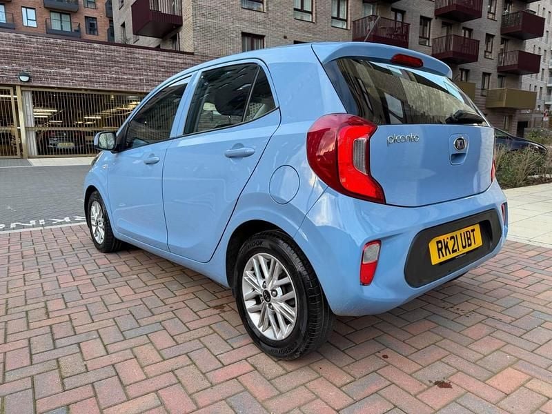 Used Kia Picanto 2021 Blue Hatchback