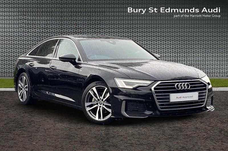 Black Used 2023 Audi A6 S-Line Sedan | £27,696 (Good price) - Image 1/4