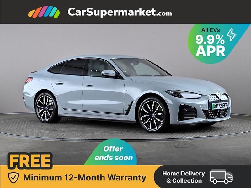 Grey Used 2022 BMW i4 M Sport Sedan | £29,197 (A bit pricey) - Image 1/3