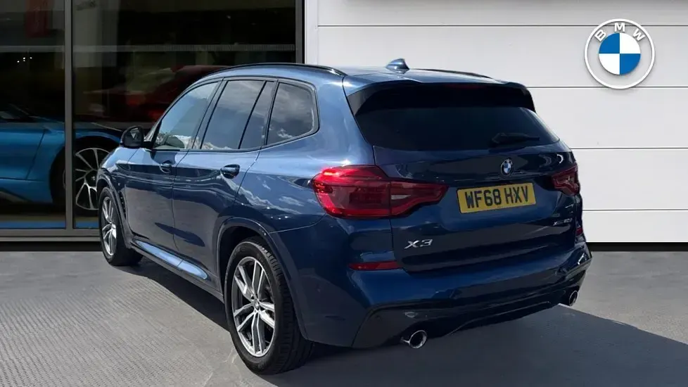 Used BMW X3 M Sport 187 HP (137 kW) 2018 Blue SUV