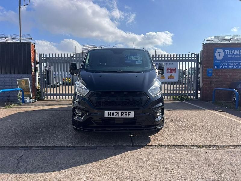 Used Ford Transit Custom Limited 130 HP (95 kW) 2021 Black Van