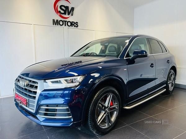Used Audi Q5 S-Line 190 HP (139 kW) 2017 Blue SUV