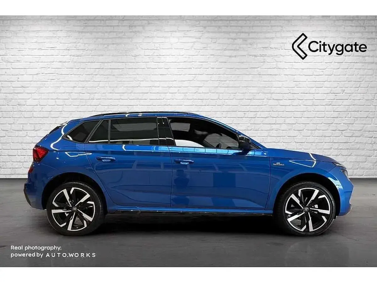 Used Skoda Kamiq Monte Carlo 85 HP (62 kW) 2025 Race blue metallic SUV