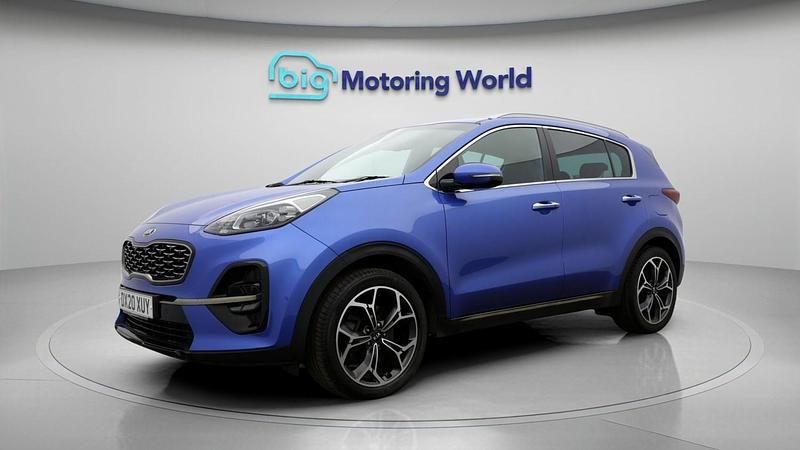 Used Kia Sportage GT-Line 136 HP (100 kW) 2020 Blue SUV