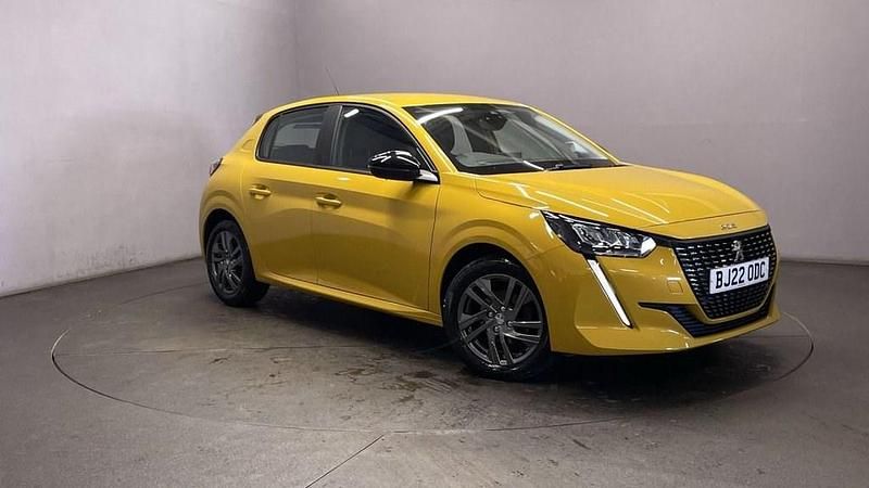 Yellow Used 2022 Peugeot 208 Active Premium Hatchback | £11,999 (Good price) - Image 1/4