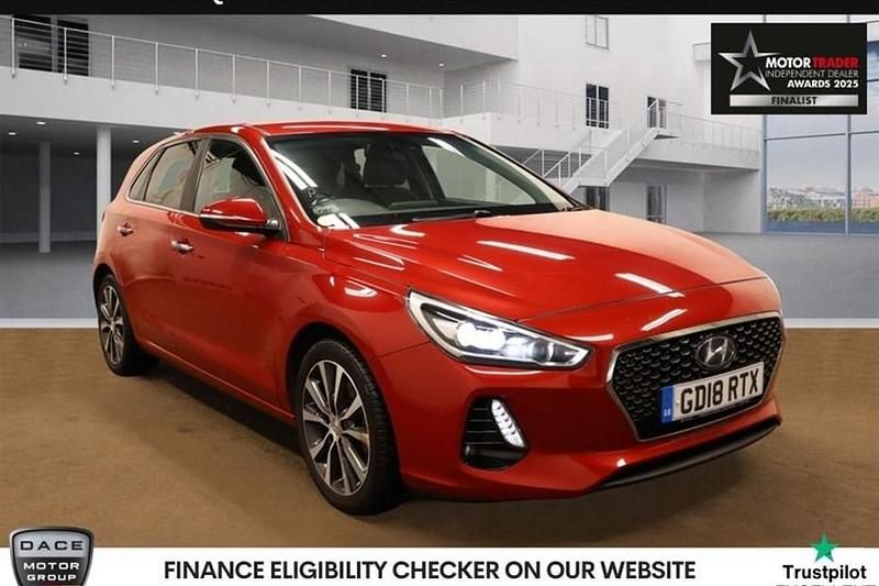 Red Used 2018 Hyundai i30 Premium Hatchback | £8,480 (Fair price) - Image 1/1