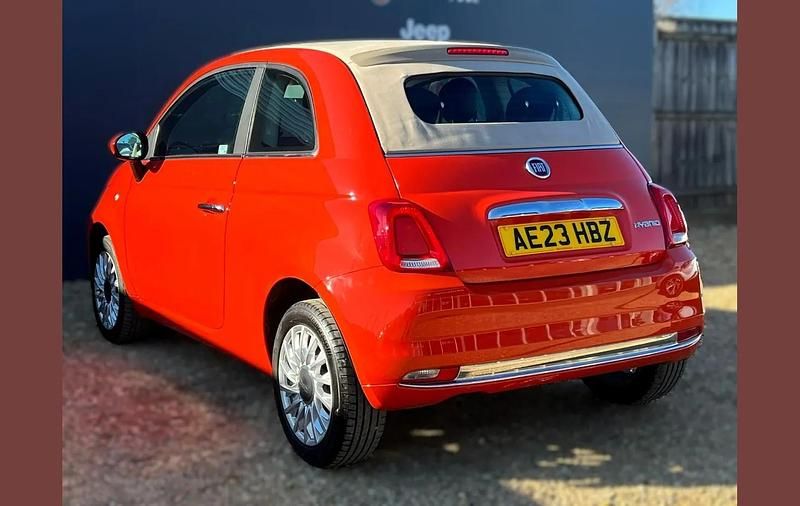 Used Fiat 500C 68 HP (50 kW) 2023 Orange Cabriolet