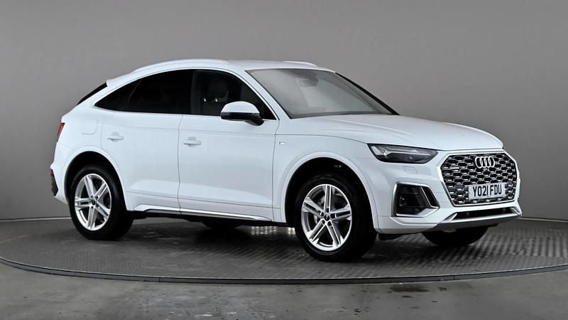 White Used 2021 Audi Q5 S-Line SUV | £24,998 (Fair price) - Image 1/4