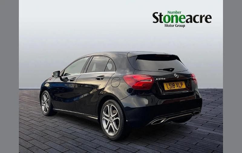 Used Mercedes A180 Sport Edition 109 HP (80 kW) 2018 Black Hatchback